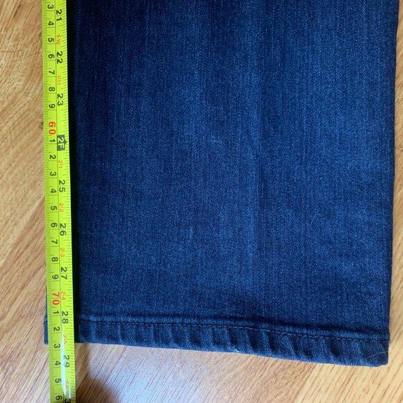 Gloria Vanderbilt Amanda Womens Jeans Size 12 Short Dark Blue Denim Stretch - Picture 9 of 9